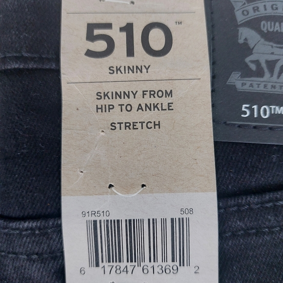 Levi Strauss Boy's Skinny 💙 Fit Stretch Jeans 👖 16 Size - Picture 7 of 9